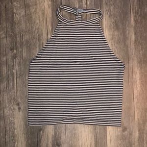 stripe crop top